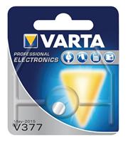 VARTA batterijen Electronics V377 Lithium knoopcellen verpakking met 1 knoopcel in originele blisterverpakking van 1 exemplaar - thumbnail