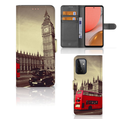 Samsung Galaxy A72 | Flip Cover | Londen Samsung Galaxy A72 | Flip Cover | Londen