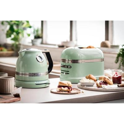KitchenAid 5KEK1522EPT waterkoker 1,5 l 2400 W Zwart, Groen, Roestvrijstaal