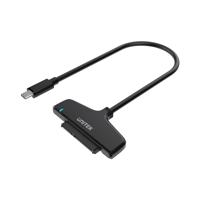 UNITEK Converter USB C 3.1 naar SATA-interface 6G, voor HDD en SSD harde schijven met grote capaciteit, super snel 6 GBPS, UASP-functie, mat, zwart, Y-1096A - thumbnail