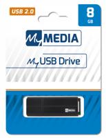 MyMEDIA My USB 2.0 Drive USB-stick 64 GB Zwart 69263 USB-A 2.0 - thumbnail