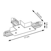 Light depot - T-verbinding railsysteem Track light zwart - Outlet - thumbnail