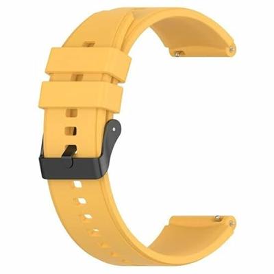 Siliconen gesp bandje - Geel - Garmin Vivoactive 6 / Vivoactive 5 / Vivoactive 3 Siliconen gesp bandje - Geel - Garmin Vivoactive 6 / Vivoactive 5 / Vivoactive 3