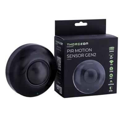 Thorgeon Bewegingsmelder opbouw plafond 360 graden zwart - 3900521 Thorgeon Bewegingsmelder opbouw plafond 360 graden zwart - 3900521