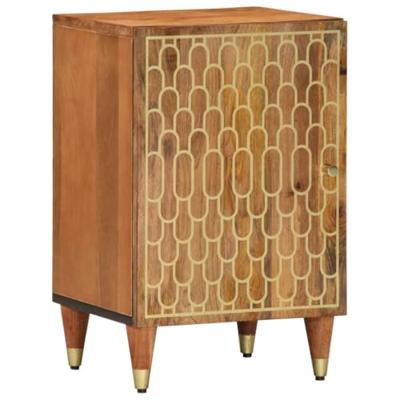 5-delige Badkamermeubelset massief mangohout