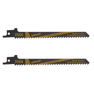 Wolfcraft 3566000 2 reciprozaagbladen Zaagbladlengte 152 mm 2 stuk(s)