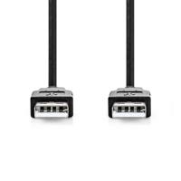 Nedis CCGL60000BK50 USB-kabel 5 m USB 2.0 USB A Zwart - thumbnail