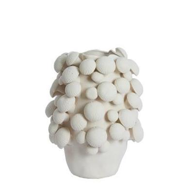 Light & Living Vaas 'Plentzia' Keramiek, kleur Mat Crème