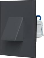 EVN LQ41802AE EVN Lichttechnik LED-wandinbouwlamp LED LED vast ingebouwd 1.8 W Antraciet - thumbnail