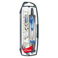 Maped passer Technic Compact 4-delige passerdoos: 1 passer Technic Compact, 1 universeel inzetstuk, 1 ... - thumbnail