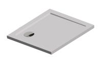 Douchebak Sealskin Fusion Vierkant 80x80 cm Inbouw Wit - thumbnail