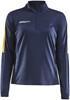 Craft 1905625 Progress Halfzip Tee LS W - Navy/Yellow - XXL - thumbnail