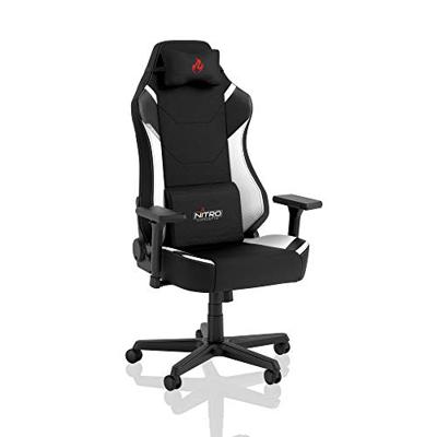 Nitro Concepts X1000 Gaming stoel Zwart/wit - thumbnail