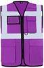 Korntex KX802 Executive Multifunctional Safety Vest Berlin - Violett - 5XL