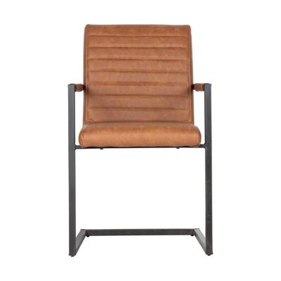 WOOOD Eetkamerstoel 'Bas' kleur Cognac WOOOD Eetkamerstoel 'Bas' kleur Cognac
