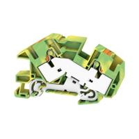 Weidmüller 2668760000 Aardklem Push-In-klem, Steekaansluiting Groen-geel 20 stuk(s) - thumbnail