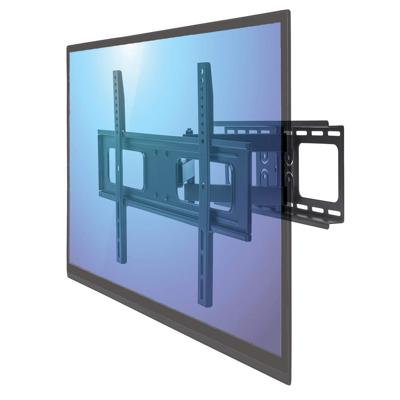 Manhattan 461283 TV-beugel Voor curved TVs, Kantelbaar, Zwenkbaar, Variabele afstand tot de muur, Verstelbare ondersteun 94,0 cm (37) - 177,8 cm (70)