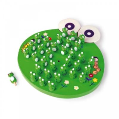 Small Foot - houten spel solitaire kikker