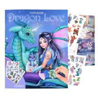 Van Der Doelen Topmodel stickerworld stickerboek dragon love - thumbnail