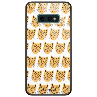 Samsung Galaxy S10e glazen hardcase - Got my leopard Samsung Galaxy S10e glazen hardcase - Got my leopard