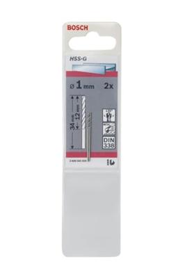 Bosch Accessoires Metaalboren HSS-G, Standard 1 x 12 x 34 mm 2st - 2608585906