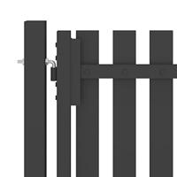 Poort 1x1,7 m staal antraciet - thumbnail