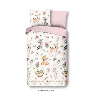 Good Morning Kinderdekbedovertrek "dieren" - Multi - (140x200/220 cm) - Katoen