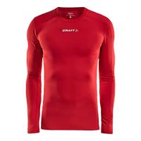 Craft 1906856 Pro Control Compression Tee LS Unisex - Bright Red - XS - thumbnail