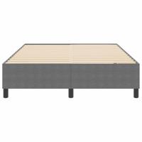 Boxspring bed Lichtgrijs 140 x 190 cm Katoenen stof - thumbnail