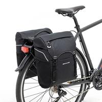 Newlooxs New looxs sports dubbele fietstas zwart/grijs - thumbnail