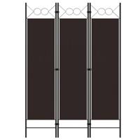 VidaXL Kamerscherm met 3 panelen 120x180 cm bruin - thumbnail