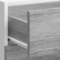 Onderkast Lyon bewerkt hout grijs sonoma eikenkleur - thumbnail