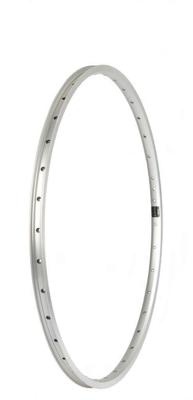 Dunlop Velg primax e str19 26" 559 x 19c - 36 gaats - spaak 14 / frans ventiel - zilver met remrand