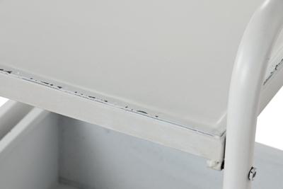 Zijtafel met lades Home ESPRIT Wit Metaal 110 x 36 x 186 cm