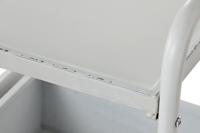 Zijtafel met lades Home ESPRIT Wit Metaal 110 x 36 x 186 cm - thumbnail