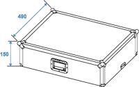 Roadinger Roadinger Mixer-Case LS-19 30111563 CD-case (l x b x h) 490 x 560 x 280 mm - thumbnail