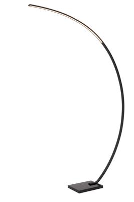 Lucide CURVE - Booglamp - LED Dimb. - 1x15W 2700K - Zwart Lucide CURVE - Booglamp - LED Dimb. - 1x15W 2700K - Zwart