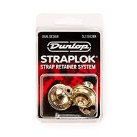 Dunlop SLS1032BR Straplok Strap Retainers Dual Design Brass - thumbnail