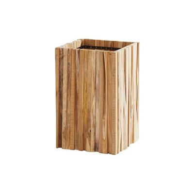 Plantenbak Miguel vierkant medium teak 45 x 45 cm. (H 70cm.) | 4 Seasons Outdoor Plantenbak Miguel vierkant medium teak 45 x 45 cm. (H 70cm.) | 4 Seasons Outdoor