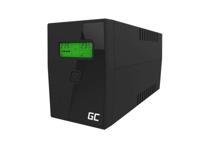 Green Cell UPS01LCD UPS Line-interactive 600 VA 360 W 2 AC-uitgang(en) - thumbnail