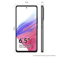 Samsung Galaxy A53 5G Smartphone Android Display Infinity-O FHD+ Super AMOLED 6,5 inch-scherm, 6 GB RAM en 128 GB uitbreidbaar intern geheugen, batterij 5.000 mAh, zwart (Awesome Black) [Italiaanse versie]. - thumbnail