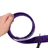 Vaessen Creative • aluminiumdraad triangle embossed 2.8mmx5m lilac - thumbnail