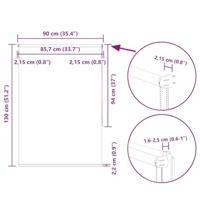 Rolgordijn verduisterend 90x130cm stofbreedte 85,7 cm polyester - thumbnail