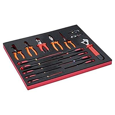 Bahco Foaminlay Fit&Go 3/3 met sleutels | tangen en schroevendraaiers - VDE - 17-delig - FF1A5009
