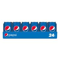 Frisdrank pepsi regular cola blik 330ml | 24 stuks - thumbnail