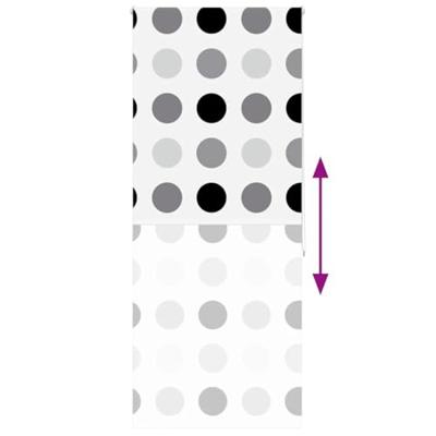 Doucherolgordijn 90x240 cm stofbreedte 86 cm