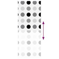 Doucherolgordijn 90x240 cm stofbreedte 86 cm - thumbnail