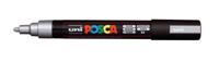 Paintmarker Uni POSCA PC5M medium zilver | 6 stuks - thumbnail