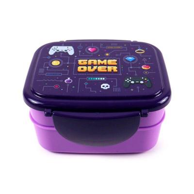 Game Over Clip Bento Box Lunchtrommel Bestek