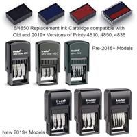 Stempelkussen trodat printy 64850 blauw en rood - thumbnail